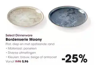 Hanos Select dinnerware bordenserie moony aanbieding