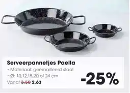 Serveerpannetjes paella