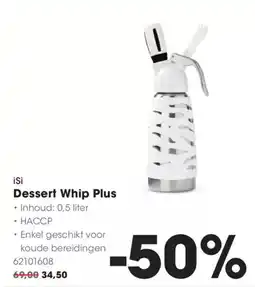 Hanos Isi dessert whip plus aanbieding