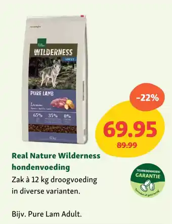 Maxi Zoo Real nature wilderness hondenvoeding aanbieding