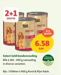 Maxi Zoo Select gold hondenvoeding aanbieding