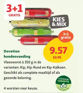 Maxi Zoo Devotion hondenvoeding aanbieding