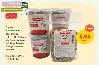 Maxi Zoo Topper hondensnacks aanbieding