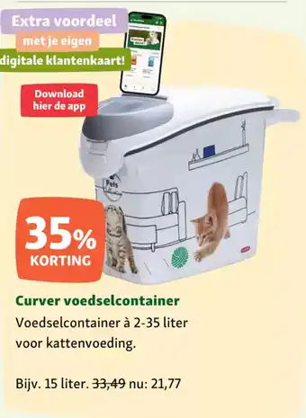 Maxi Zoo Curver voedselcontainer aanbieding