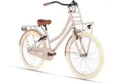 Decathlon Cortego Transporter Meisjesfiets 22 inch - Zalm - Kinderfiets aanbieding