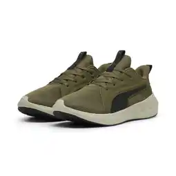 Decathlon SOFTRIDE Carson hardloopschoenen PUMA Olive Black Desert Dust Green Beige aanbieding