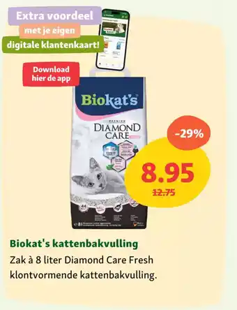 Maxi Zoo Biokat's kattenbakvulling aanbieding