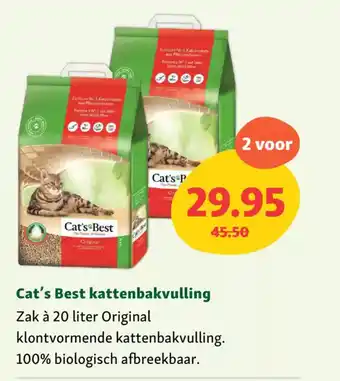 Maxi Zoo Cat's best kattenbakvulling aanbieding