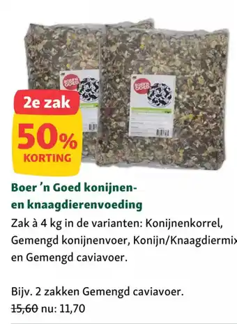 Maxi Zoo Boer 'n goed konijnen en knaagdierenvoeding aanbieding