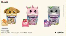 Multi bazar Winksies blueberry kitten caramel puppy en strawberry unicorn aanbieding