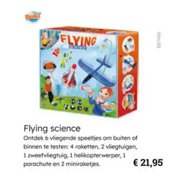 Multi bazar Flying science aanbieding