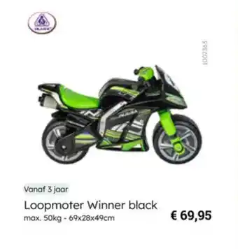 Multi bazar Loopmoter Winner black aanbieding