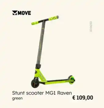 Multi bazar Stunt scooter MG1 Raven green aanbieding