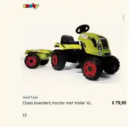 Multi bazar Claas boerderij tractor met trailer xl aanbieding