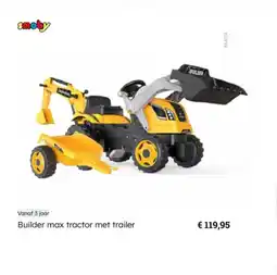 Multi bazar Builder max tractor met trailer aanbieding