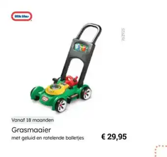 Multi bazar Grasmaaier met geluid en ratelende balletjes aanbieding