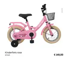 Multi bazar Kinderfiets rose aanbieding