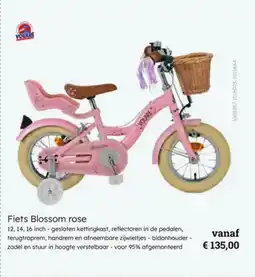 Multi bazar Fiets Blossom rose aanbieding