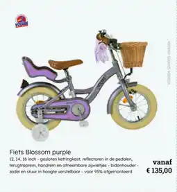 Multi bazar Fiets blossom purple aanbieding