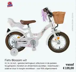 Multi bazar Fiets blossom wit aanbieding