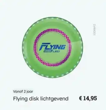 Multi bazar Flying disk lichtgevend aanbieding