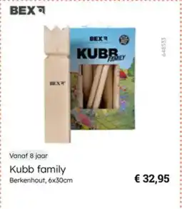 Multi bazar Kubb family berkenhout aanbieding