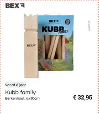 Multi bazar Kubb family berkenhout aanbieding