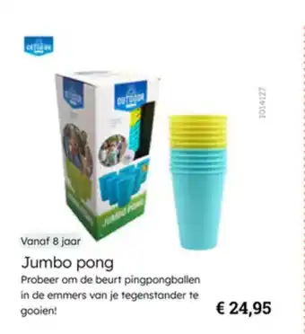 Multi bazar Jumbo pong aanbieding