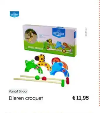 Multi bazar Dieren croquet aanbieding