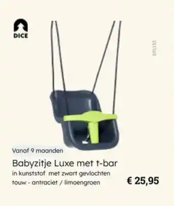 Multi bazar Babyzitje luxe met t-bar aanbieding