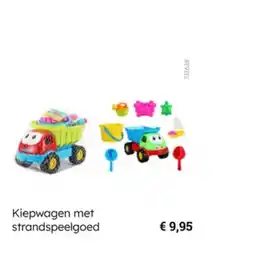 Multi bazar Kiepwagen met strandspeelgoed aanbieding