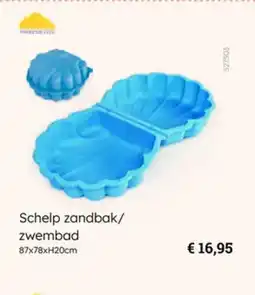 Multi bazar Schelp zandbak zwembad aanbieding