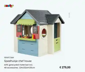 Multi bazar Speelhuisje chef house aanbieding