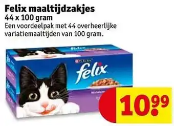 Felix maaltijdzakjes 44x100 gram