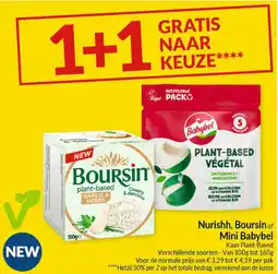 Intermarché Nurishh boursin of mini babybel aanbieding