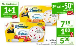 Intermarché La Laitière Yoghurt aanbieding