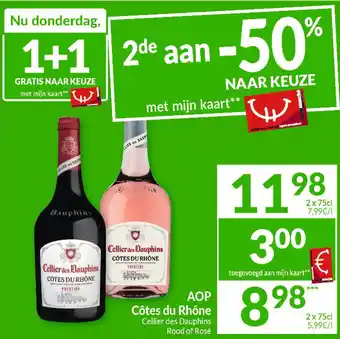 Intermarché AOP Côtes du Rhône aanbieding