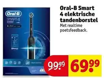 Kruidvat Oral-b smart 4 elektrische tandenborstel aanbieding