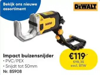 Toolstation DeWalt Impact Buizensnijder aanbieding