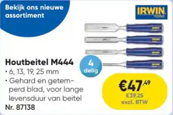 Toolstation Irwin Tools Houtbeitel M444 aanbieding