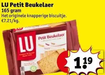 Kruidvat Lu petit beukelaer 165 gram aanbieding