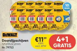 Toolstation Dewalt Doorslijpschijven aanbieding