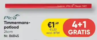 Toolstation Pica Timmermanspotlood aanbieding