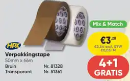 Toolstation HPX Verpakkingstape Mix & Match aanbieding