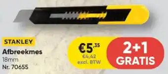 Toolstation Stanley Afbreekmes aanbieding