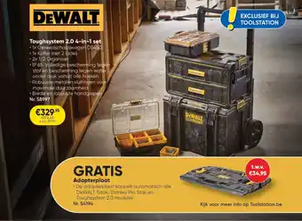 Toolstation DeWalt Toughsystem 2.0 4-in-1 set aanbieding