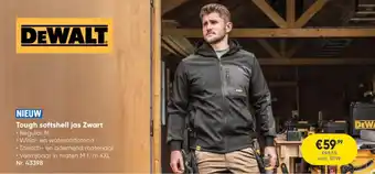 Toolstation DeWalt Tough softshell jas aanbieding