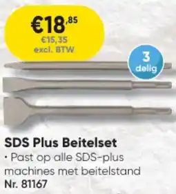 Toolstation Labor SDS Plus Beitelset aanbieding