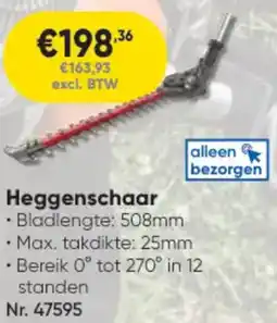 Toolstation Heggenschaar aanbieding