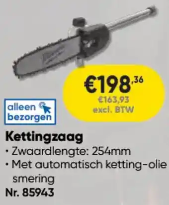 Toolstation Kettingzaag aanbieding